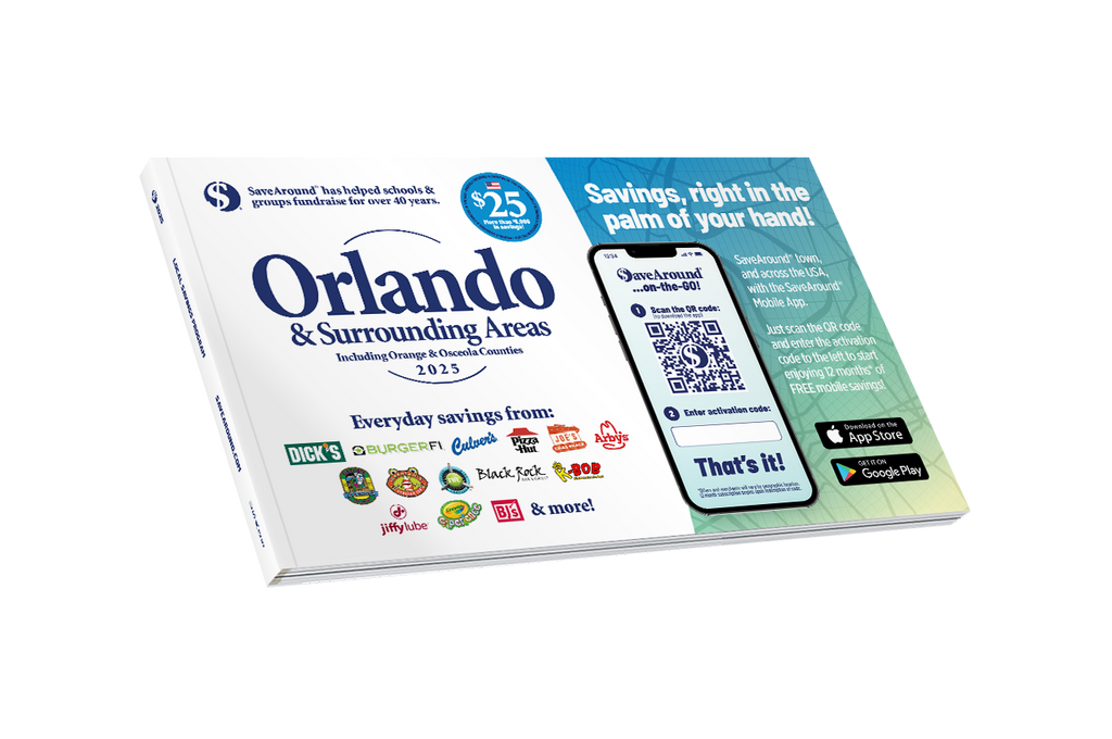 2025 Orlando & Surrounding Areas SaveAround® Coupon Book