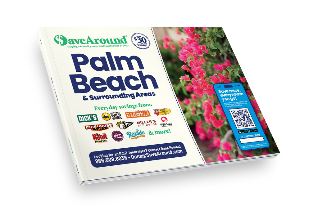 2026 Palm Beach & Surrounding Areas SaveAround® Coupon Book
