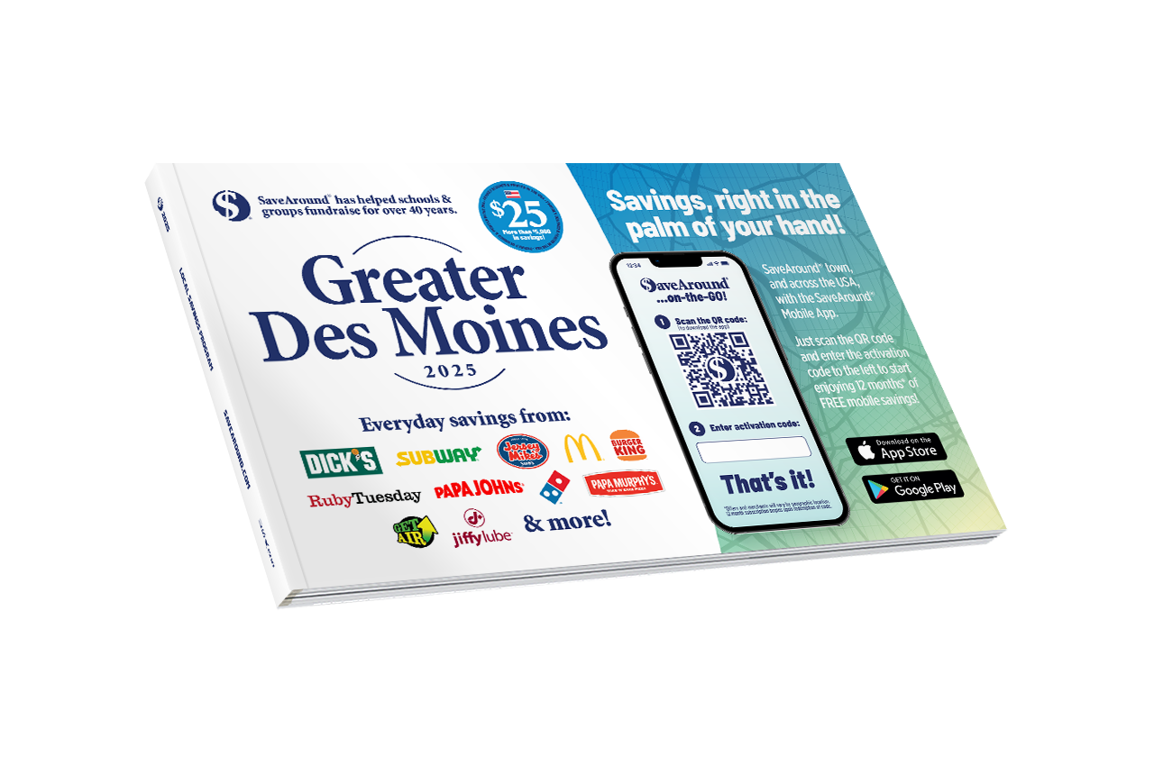 2025 Greater Des Moines SaveAround® Coupon Book