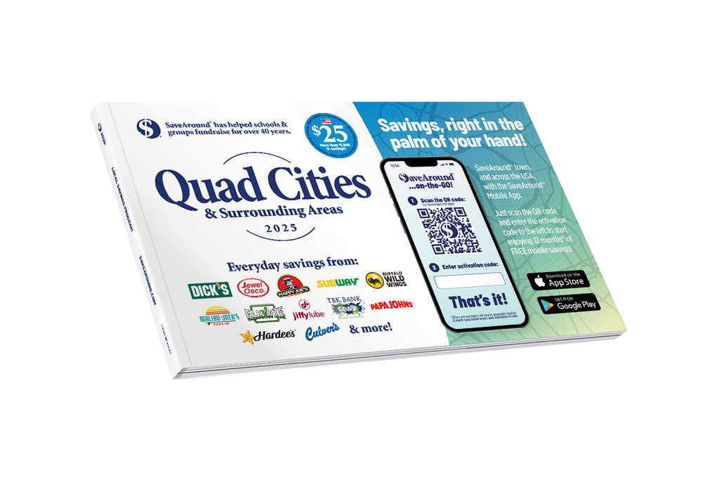 2025 Quad Cities & Surrounding Areas SaveAround® Coupon Book