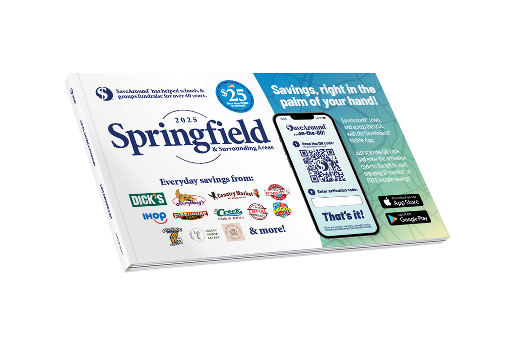 2025 Springfield, IL & Surrounding Areas SaveAround® Coupon Book