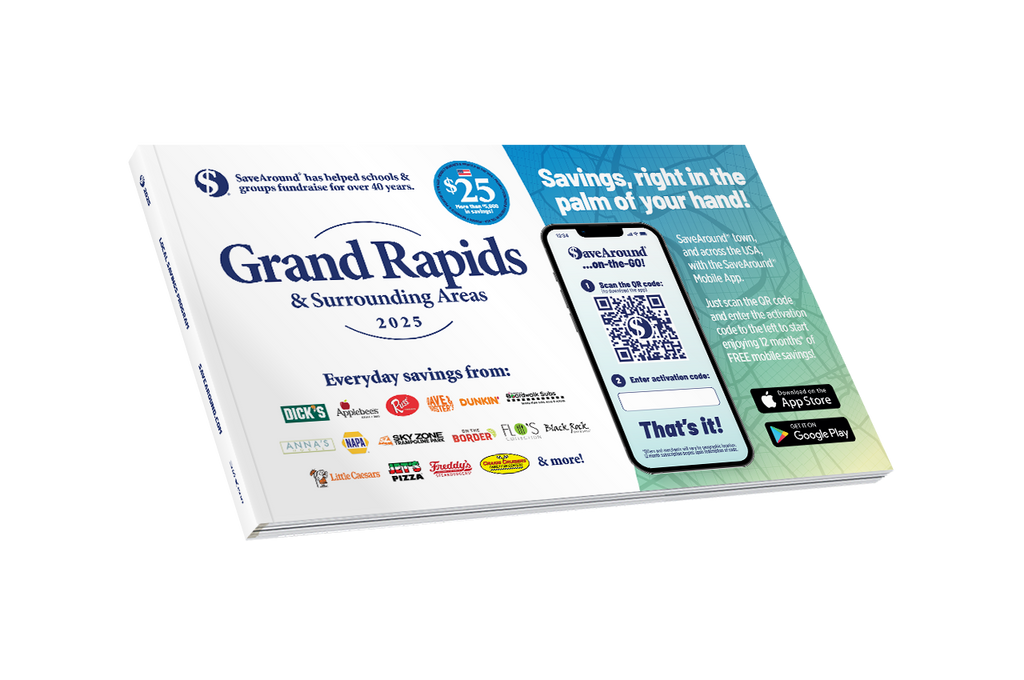 2025 Grand Rapids & Surrounding Areas SaveAround® Coupon Book