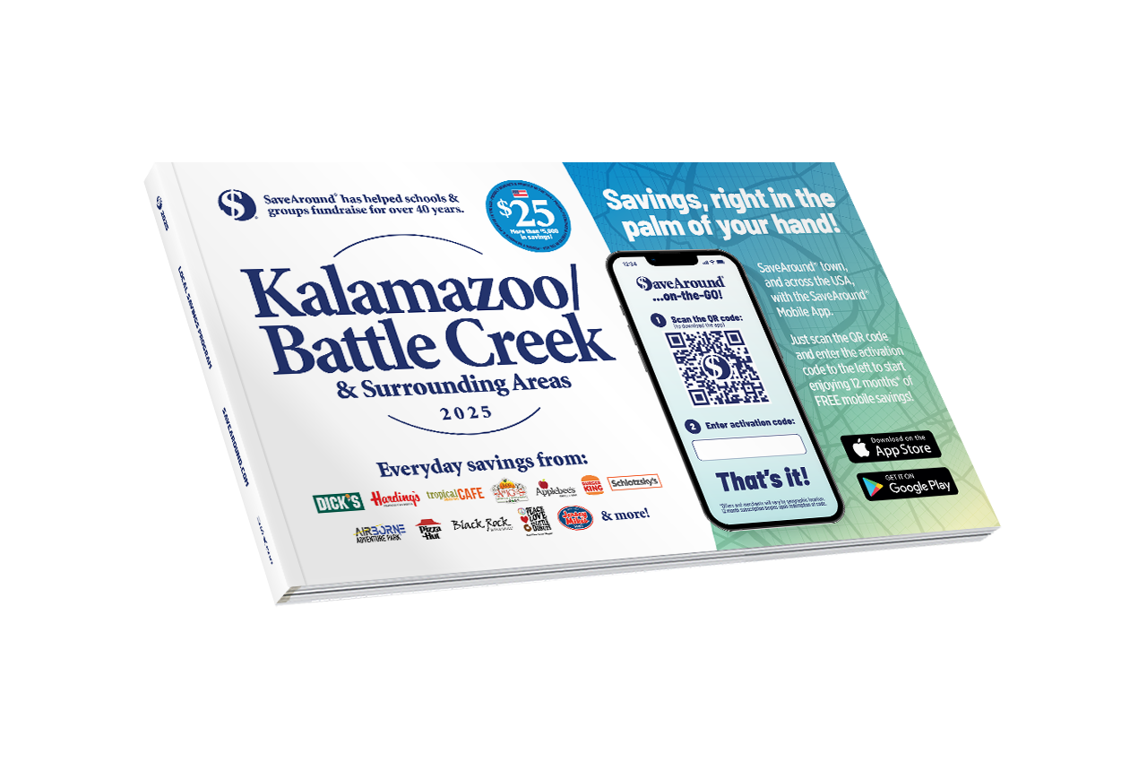 2025 Kalamazoo / Battle Creek & Surrounding Areas SaveAround® Coupon Book