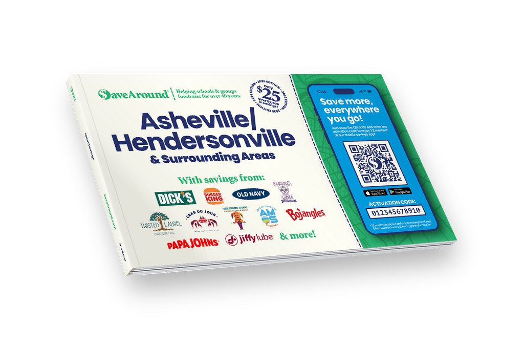 2026 Asheville / Hendersonville & Surrounding Areas SaveAround® Coupon Book
