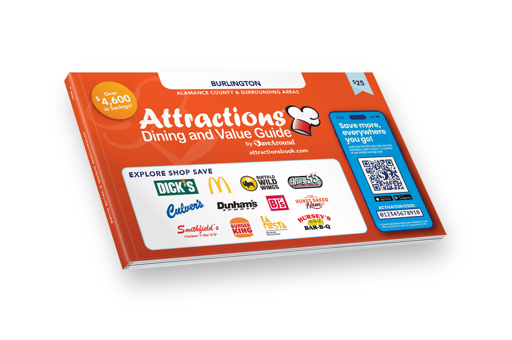 2026 Burlington Attractions Coupon Book