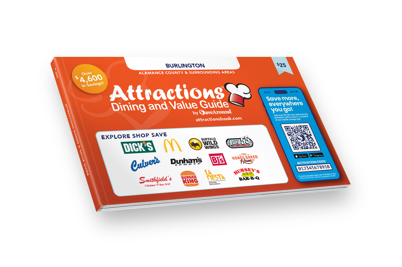 2026 Burlington Attractions Coupon Book