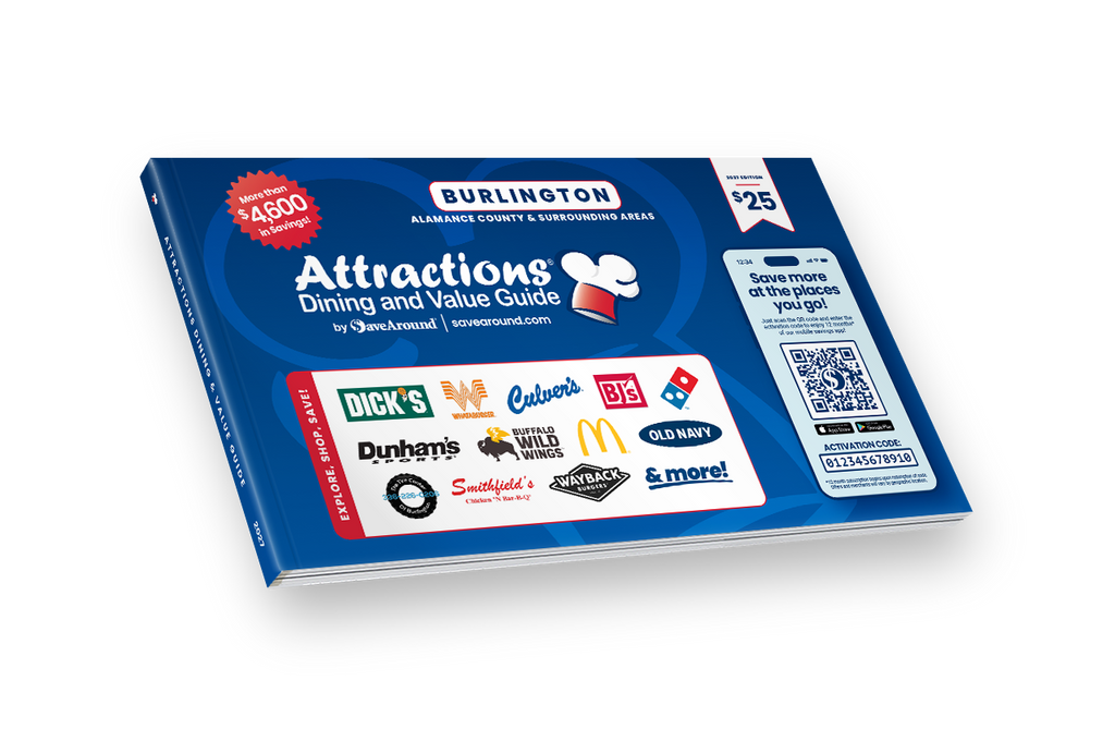 2027 Burlington Attractions Coupon Book
