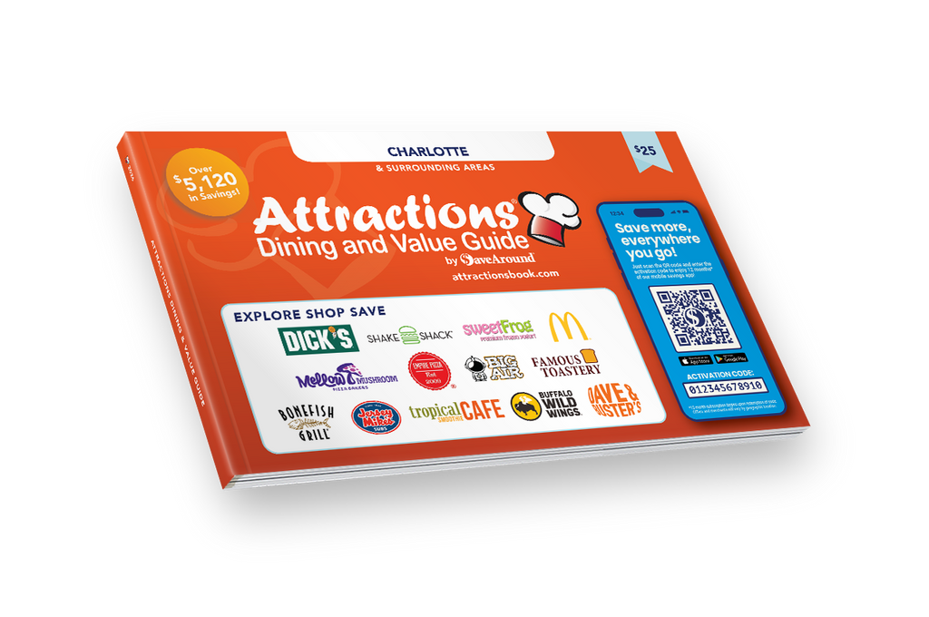 2026 Greater Charlotte & Surrounding Attractions Coupon Book