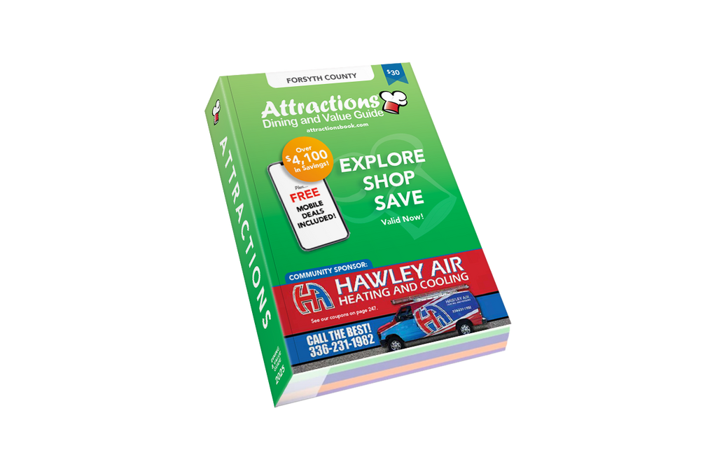 2025 Forsyth County NC Attractions Coupon Book