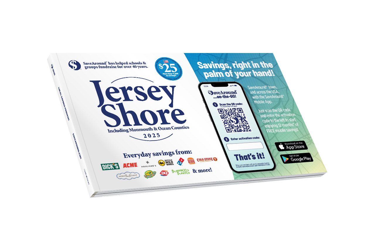 2025 Jersey Shore SaveAround® Coupon Book