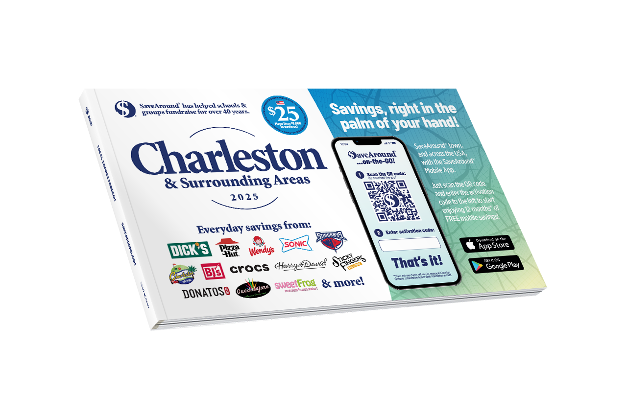 2025 Charleston, SC & Surrounding Areas SaveAround® Coupon Book