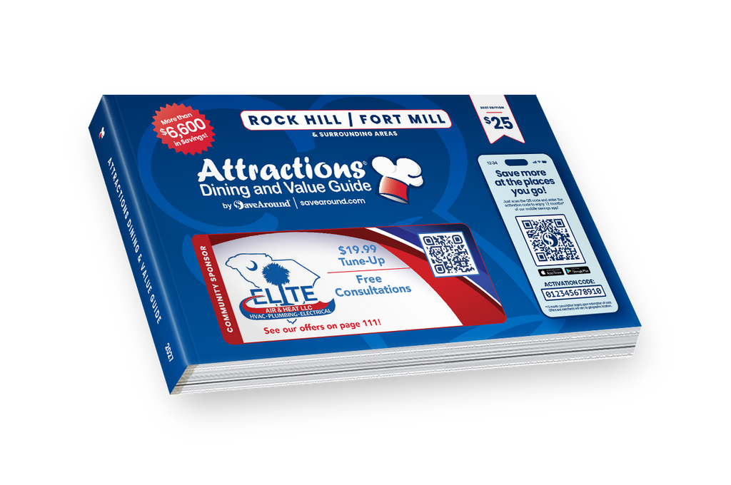 2027 Rock Hill / Fort Mill Attractions Coupon Book