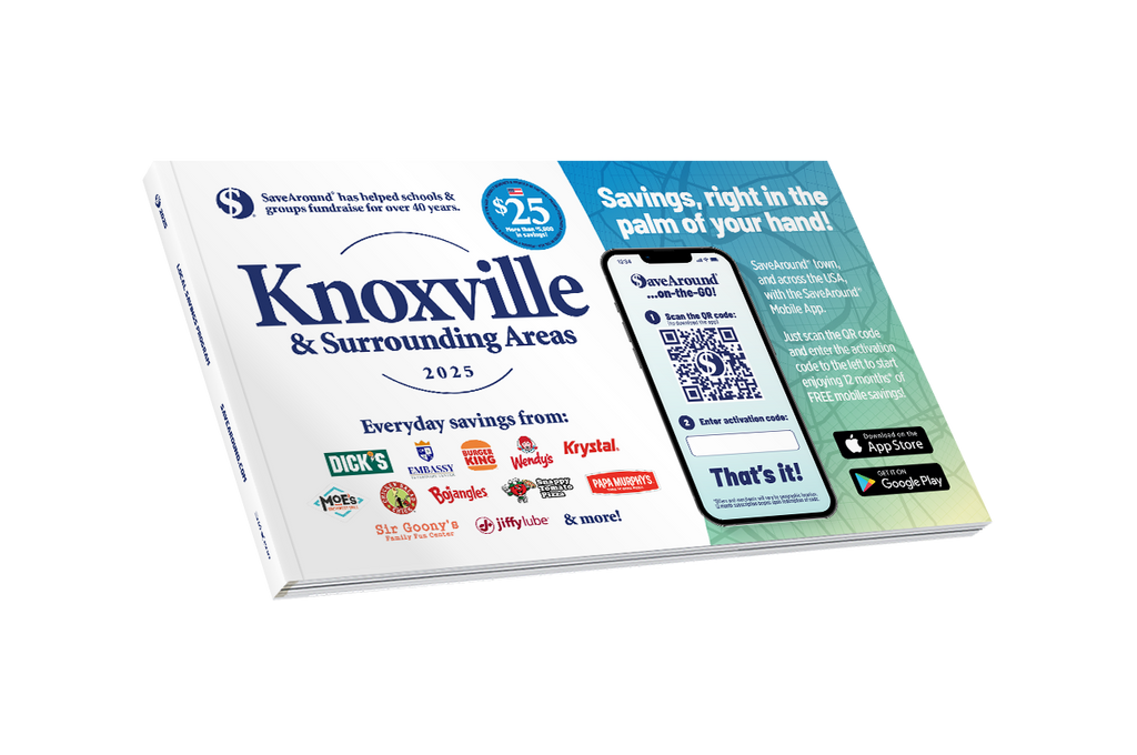 2025 Knoxville & Surrounding Areas SaveAround® Coupon Book