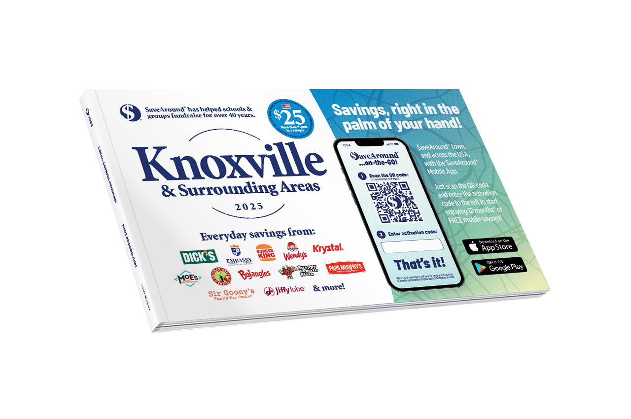 2025 Knoxville & Surrounding Areas SaveAround® Coupon Book