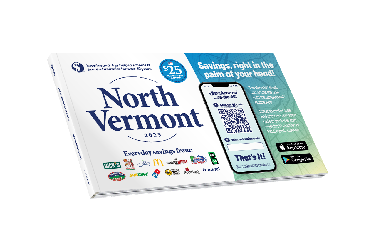 2025 North Vermont SaveAround® Coupon Book